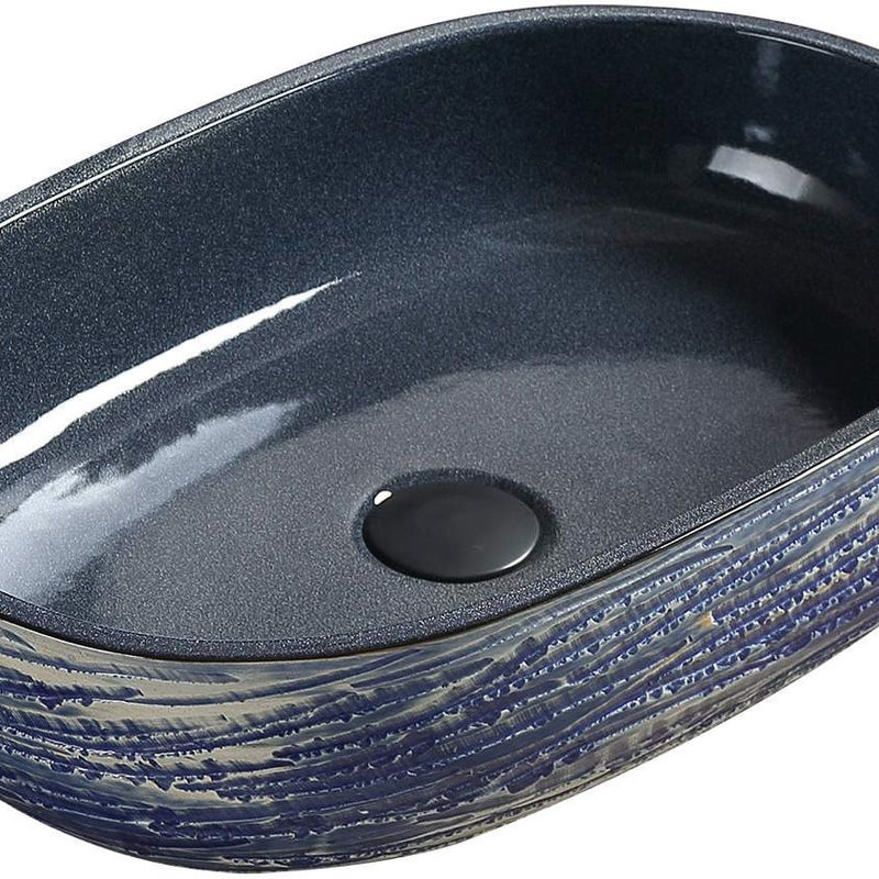 Mexen Alita umywalka nablatowa 58 x 39 cm, niebieska - 22045866