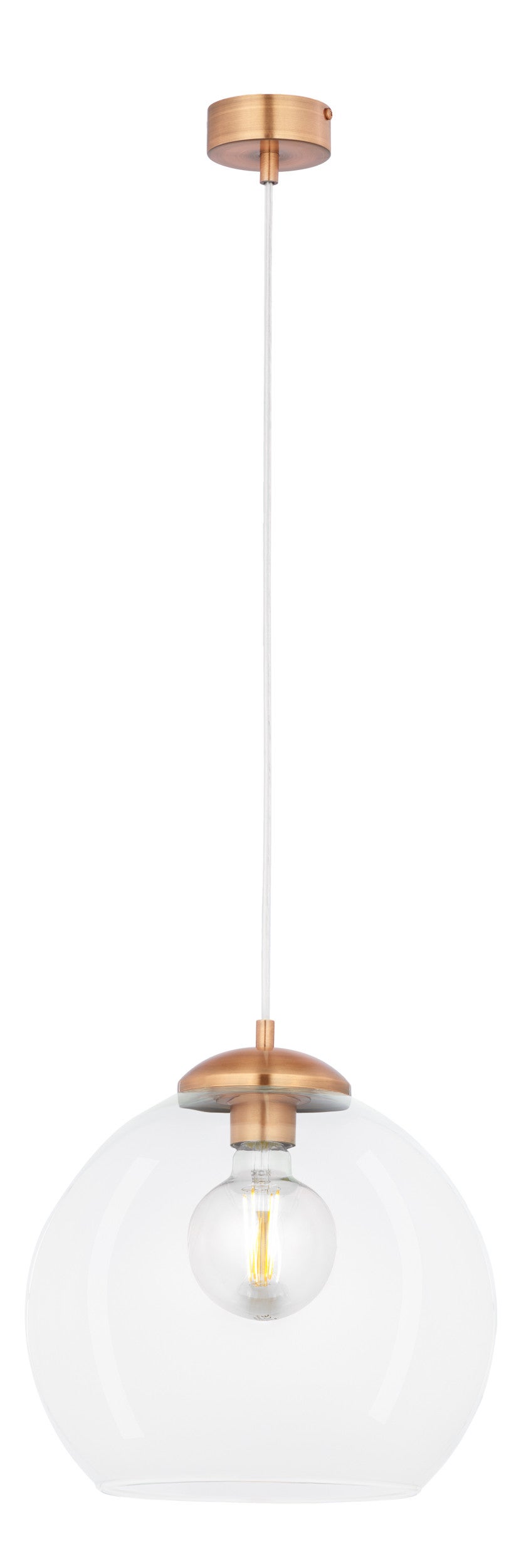 Lampa wisząca ASTI JUPITER miedziana E27 80x29x29 cm 1 szt.