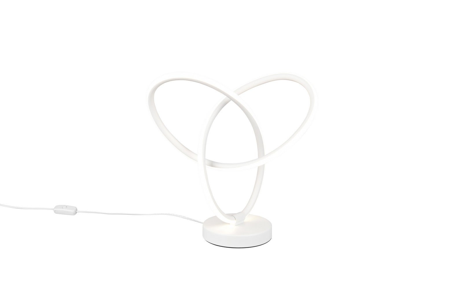 Lampa stołowa LED LANDO biały matowy 8W neutralna 850lm metal wym:28x28x12cm IP20 RL