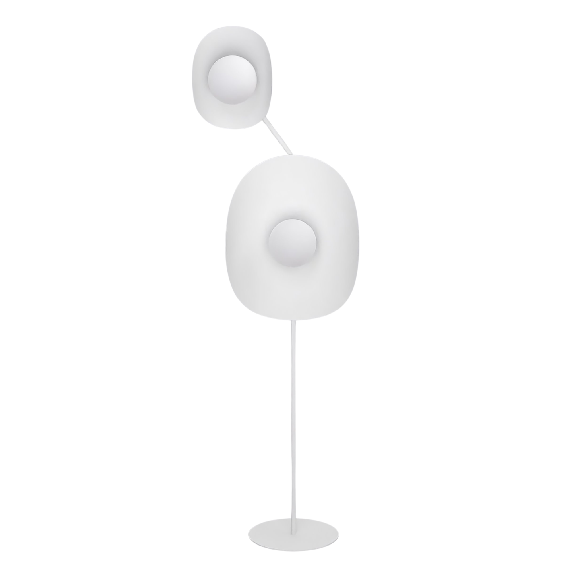 Lampa stojąca DELULU biała 2xG9x8W metal wym:156x48x29cm IP20 Emibig