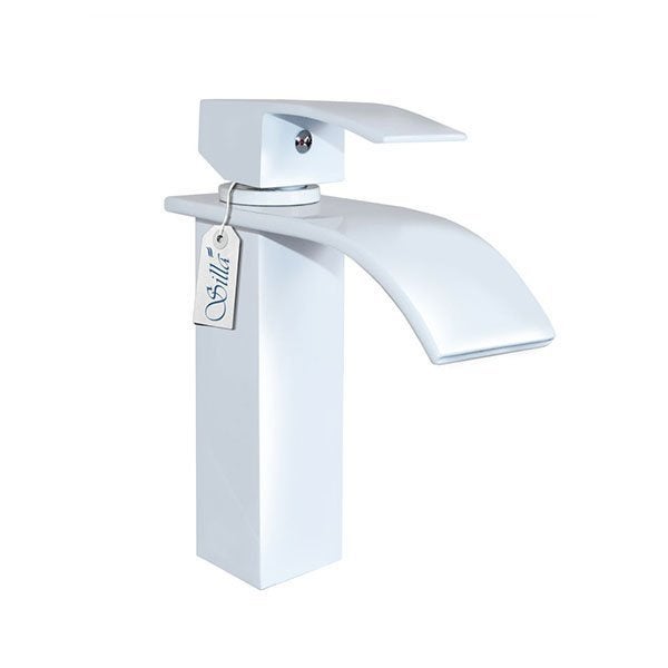 BATERIA UMYWALKOWA CASCADE STOJĄCA NISKA S-1001W BIAŁA