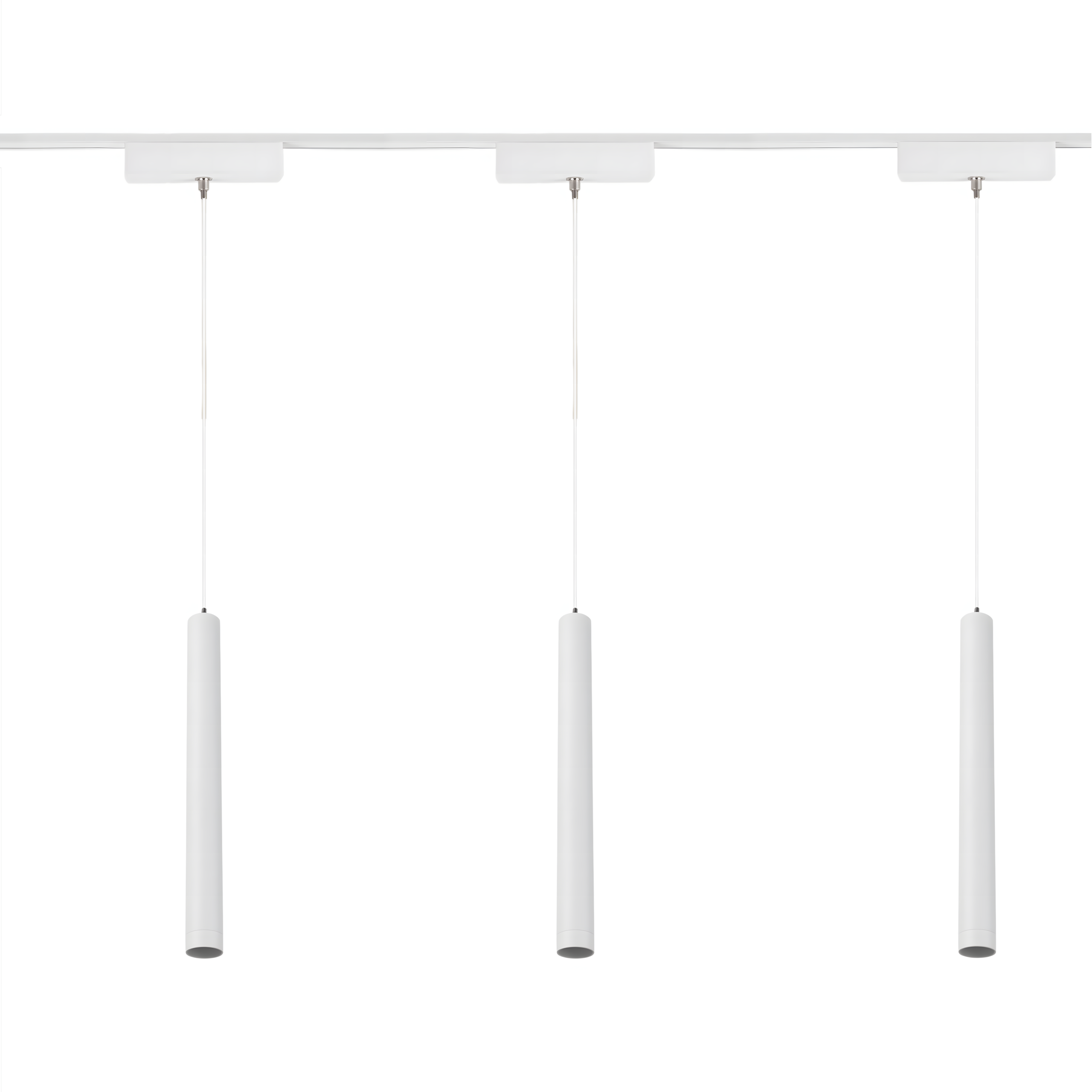 Zestaw oświetlenia szynowego LED Biały system magnetyczny szyna listwa 1m + 3 x lampa LED ze źródłem światła - LEDHOFF