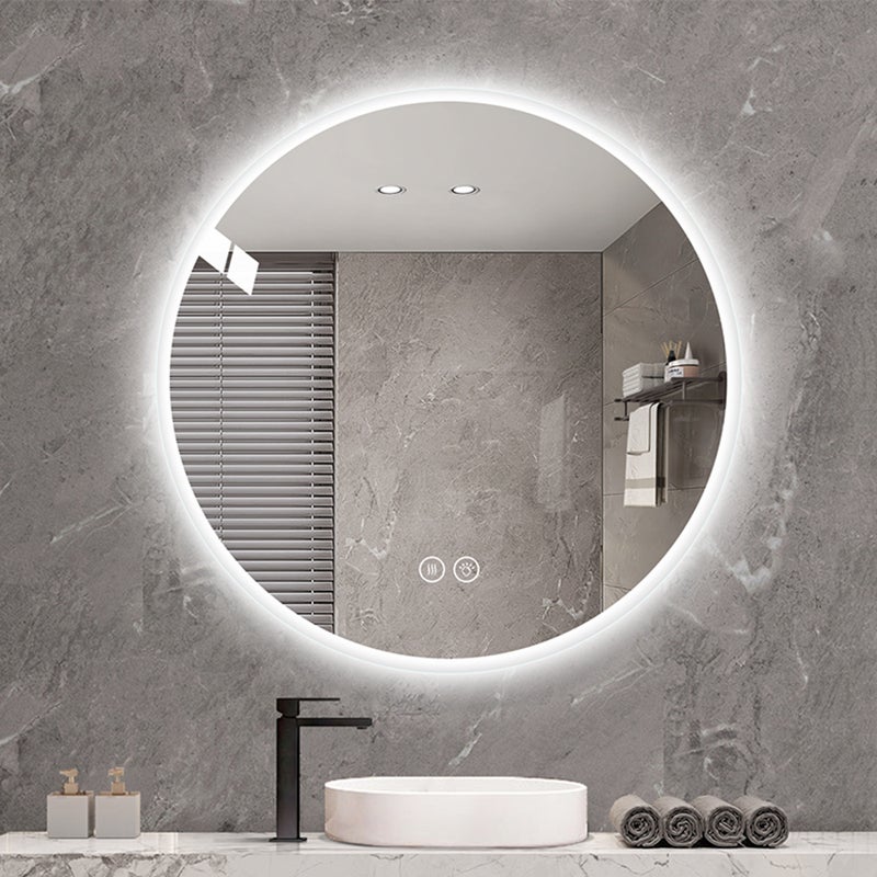 Luster do makijażu do łazienki smart 70 cm okrągłe, 3 regulowane tryby oświetlenia