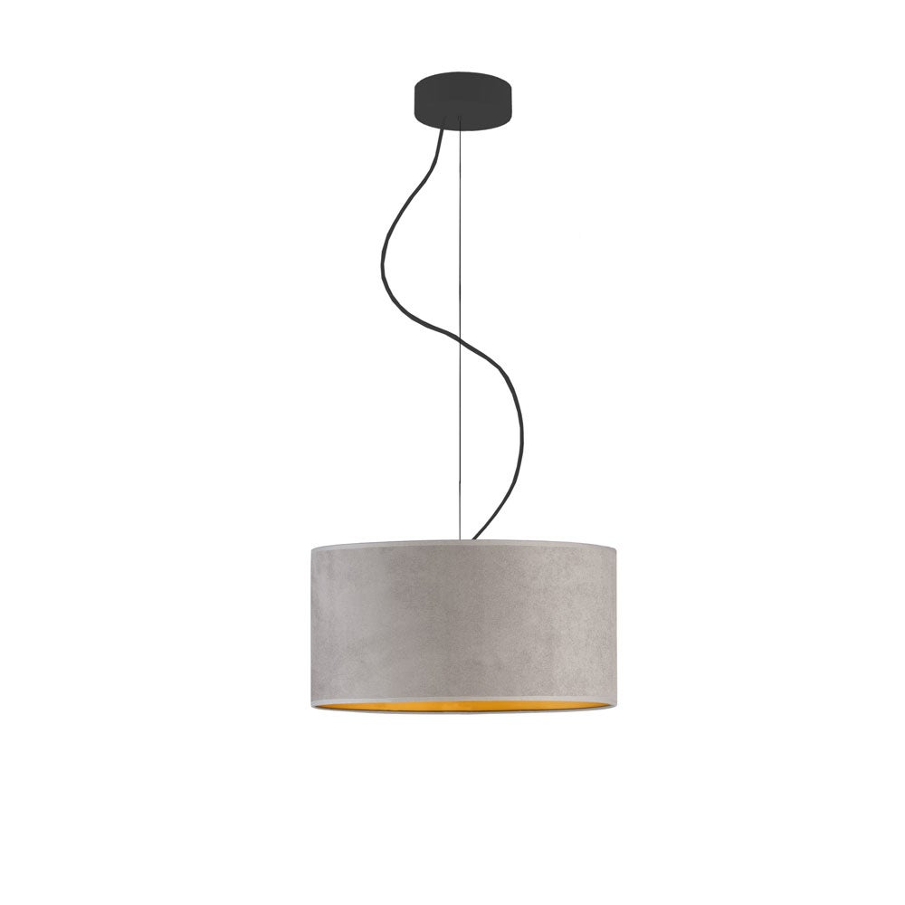 Lampa sufitowa żyrandol lampa wisząca z abażurem walec 30 cm BLUES