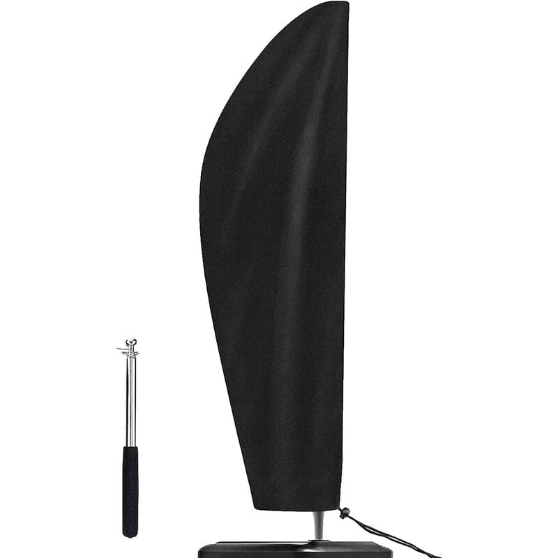 Pokrowiec ochronny na parasol ogrodowy, pokrycie 210D Oxford 265 x 50 x 70 x 40 cm z teleskopowym stelażem, odporny na UV, wodoodporny
