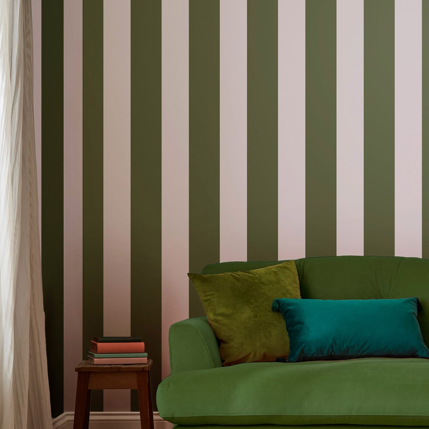 Joules Tapeta filzelinowa HARBOROUGH STRIPE 10 m x 52 cm