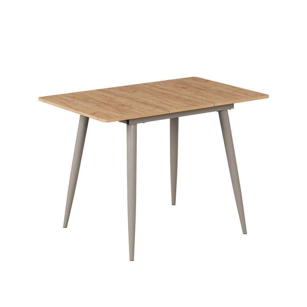 Vicco Stół jadalny Beaver, Dąb goldkraft/Szary, 80-110 x 70 cm Możliwość rozbudowy