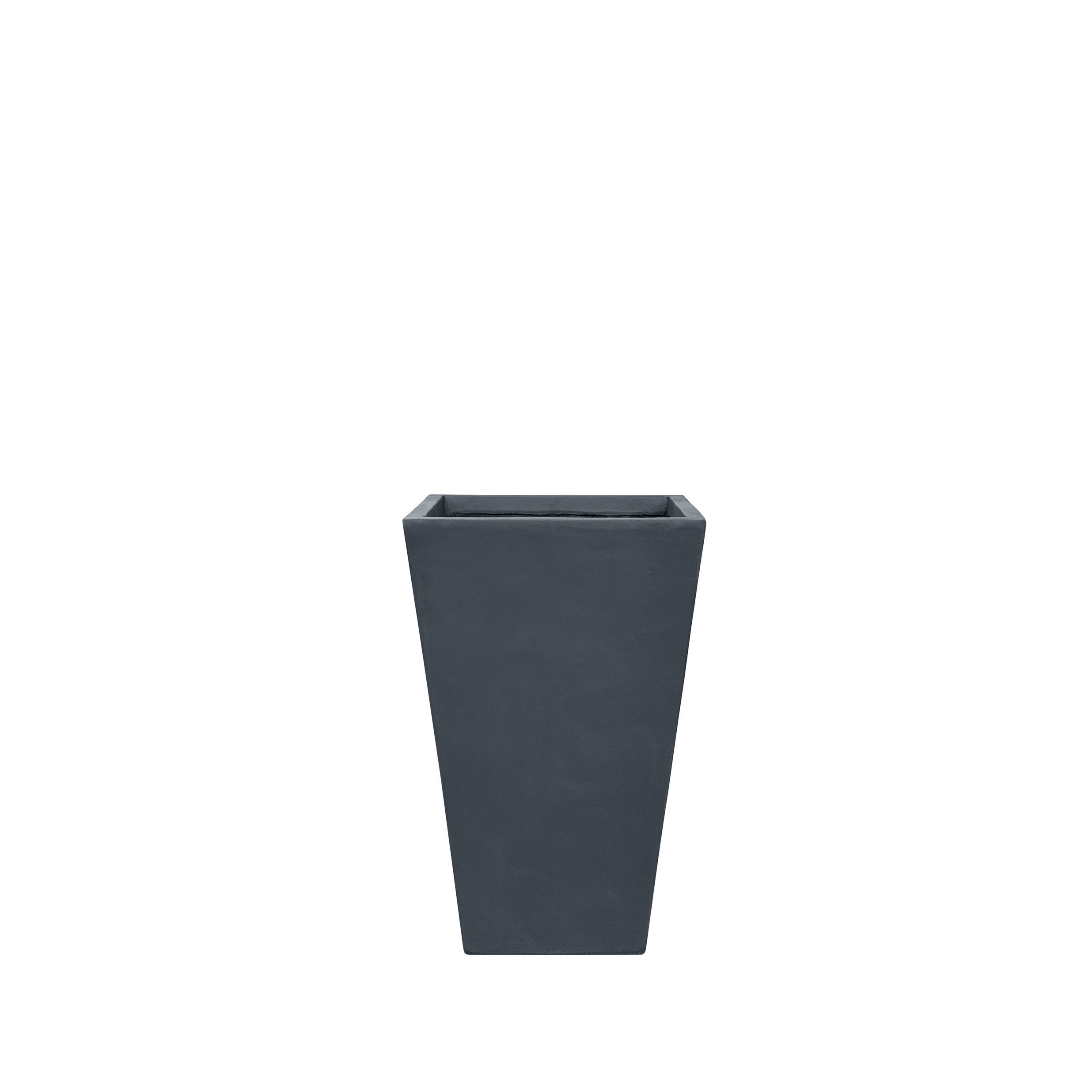 Donica betonowa Provencelia AERIS Ciemnoszary, 40x40 x H62 cm, mrozoodporna, nowoczesna, architektoniczna