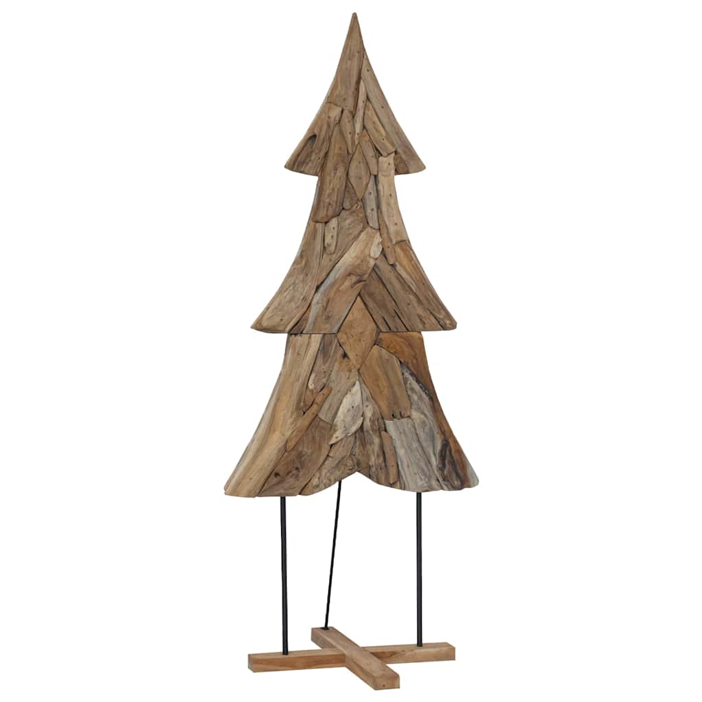 Choinka Drewniana z Drewna Tekowego 181,5 cm Dekoracyjna