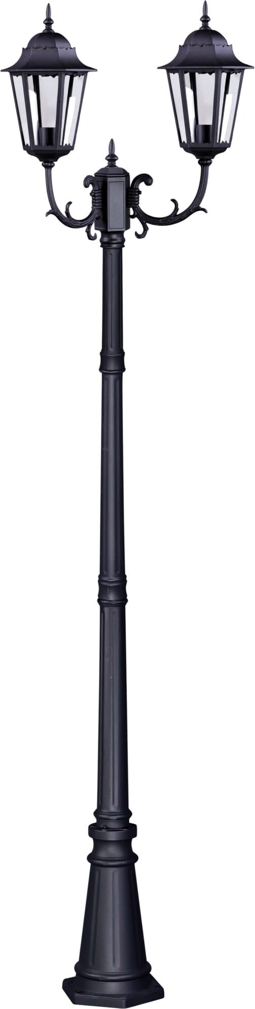 Lampa ogrodowa czarna latarnia uliczna Kaja LOZANA K-7006A2/2 CZARNY