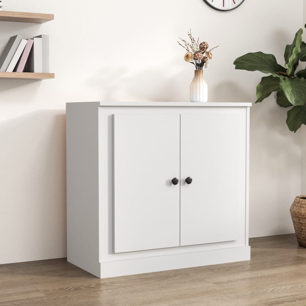 vidaXL Szafka, biała, 70x35,5x67,5 cm, materiał drewnopochodny