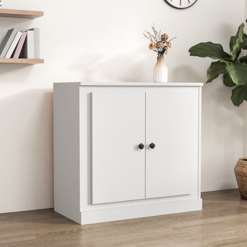 vidaXL Szafka, biała, 70x35,5x67,5 cm, materiał drewnopochodny