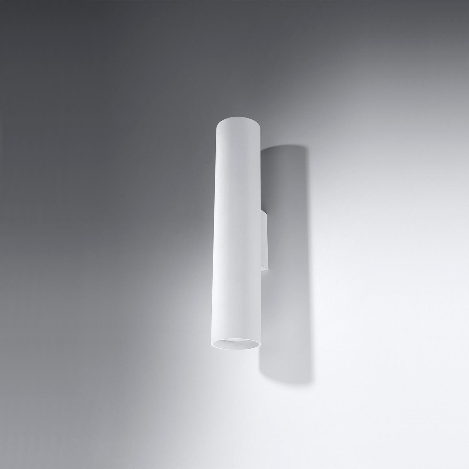 Applique Acier Blanc GU10 2 Lagos