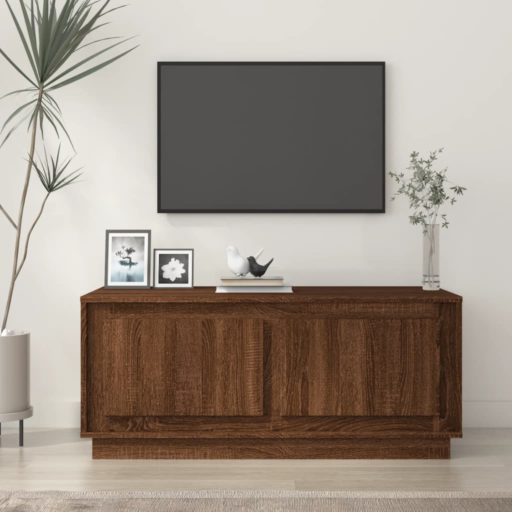 Stolik kawowy, brązowy dąb, 102x50x44 cm vidaXL