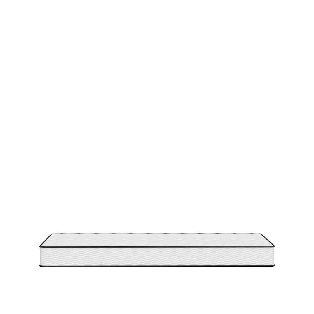 Materac vidaxl sprężynowy bonnell średni 90x190 cm biały wygodny trwały
