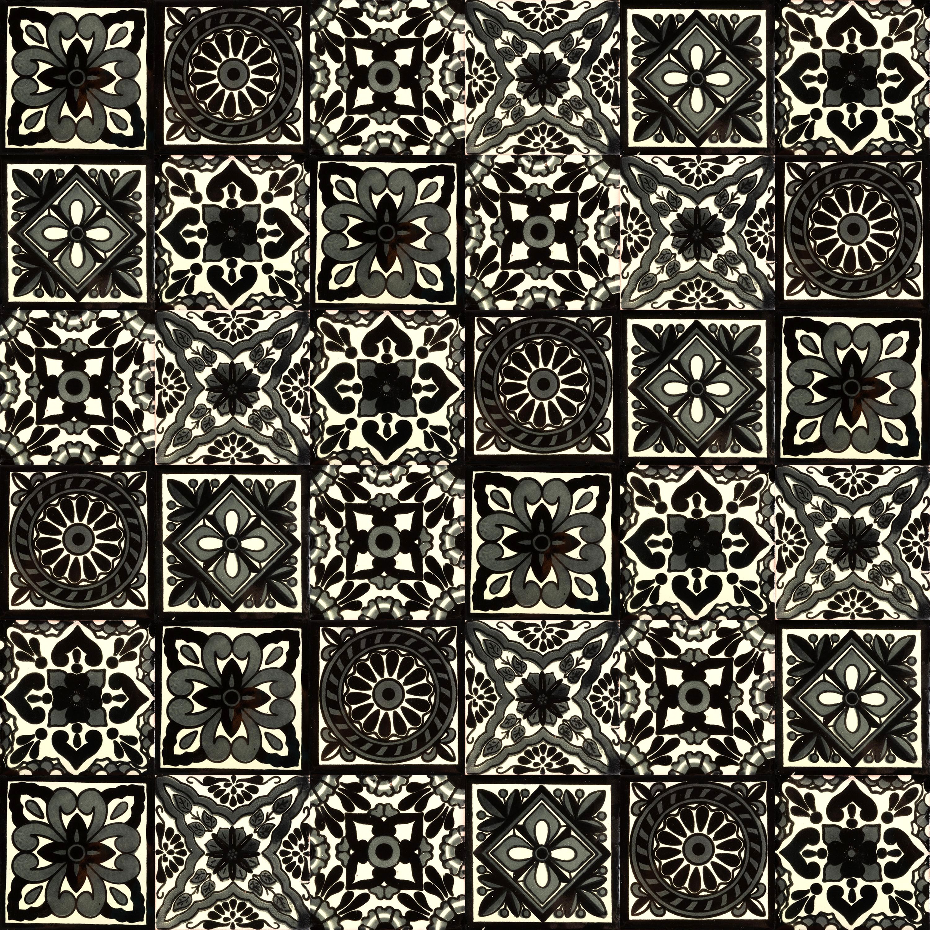 Płytki meksykańskie Ferran 10,5×10,5 cm "Ferran" – 30 sztuk – dekoracyjne płytki do łazienki, prysznica i schodów.
