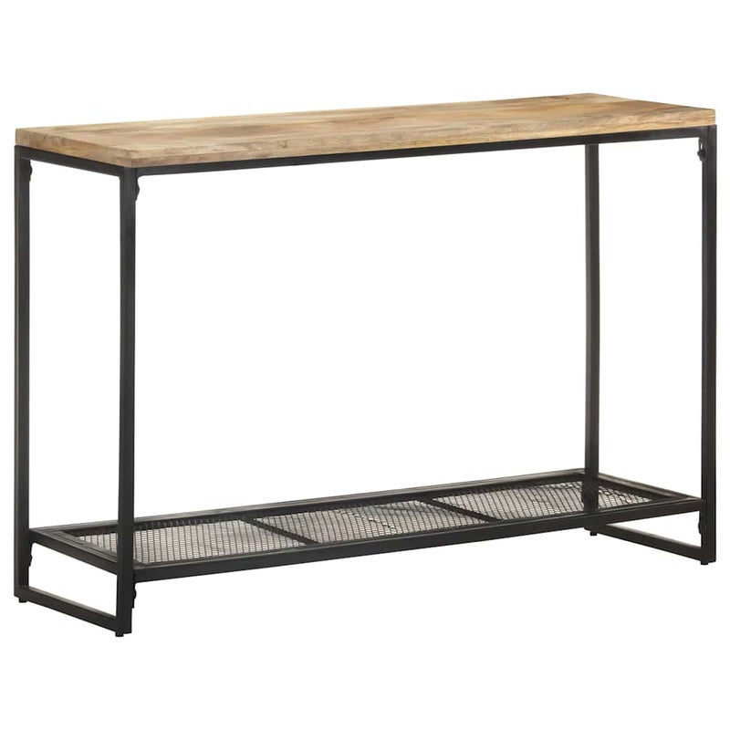 vidaXL Stolik konsola, 110 x 35 x 75 cm, lite drewno mango