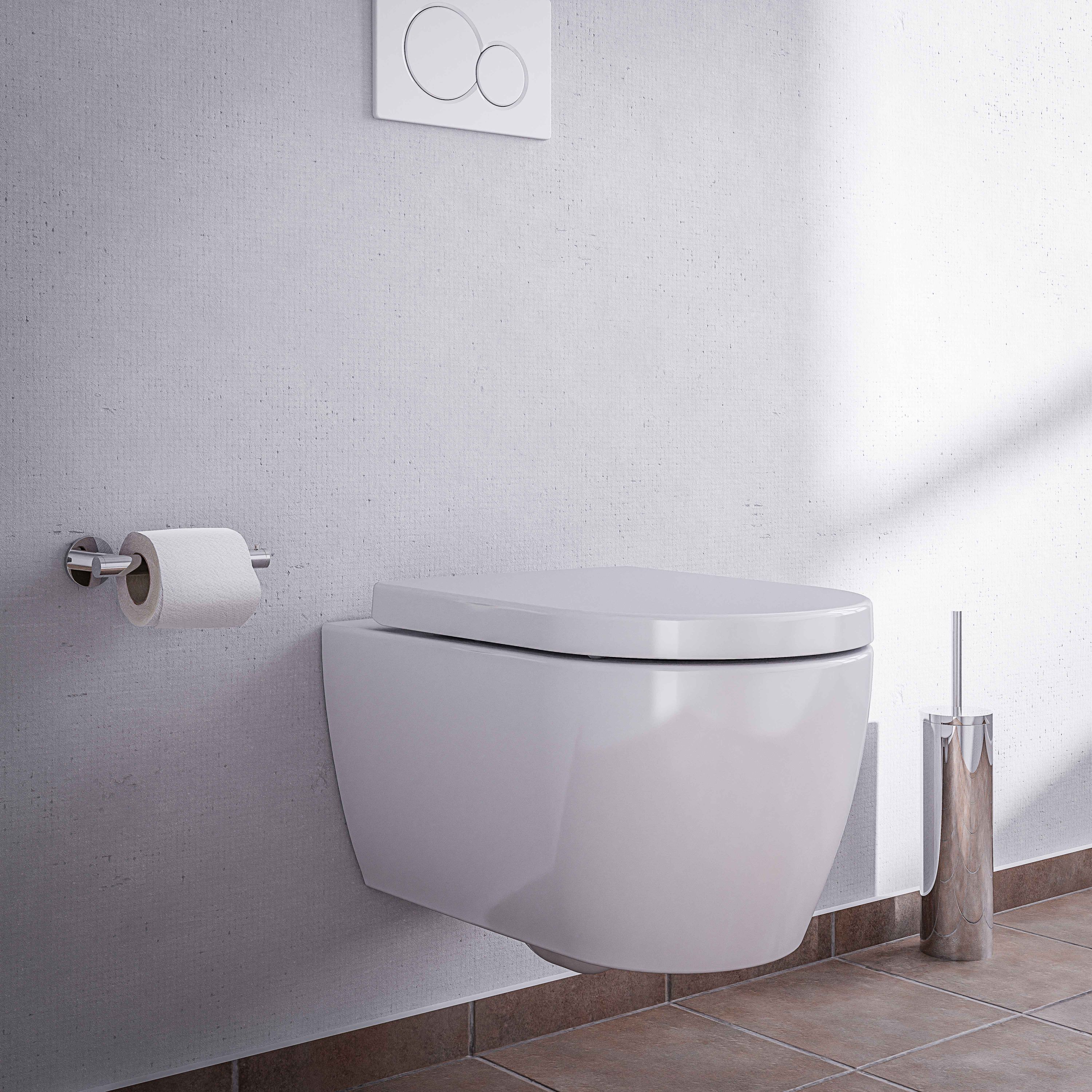 Bernstein Miska WC NT2039 Toaleta wisząca bezrantowa lejowa - deska Soft Close
