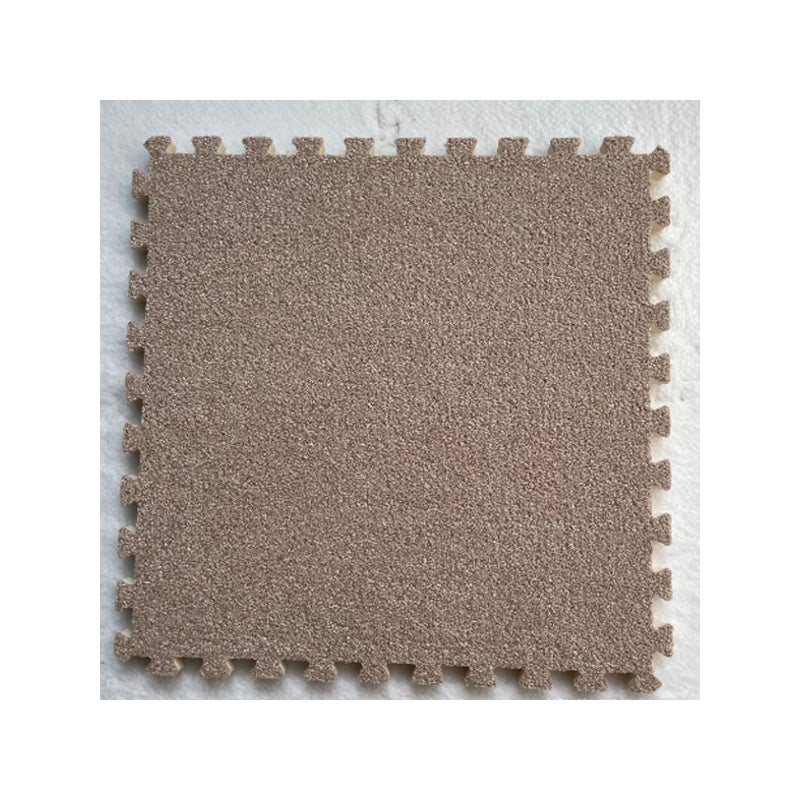 Lekkie, przenośne i nadające się do cięcia płytki podłogowe, koce do łączenia, maty do raczkowania, 30x30cm, jasnobrązowe, 10 sztuk