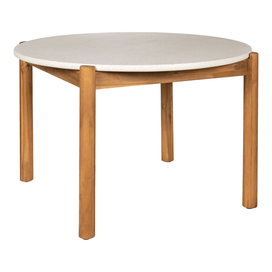 Terracina stół ogrodowy Ø120 cm naturalny, biały.