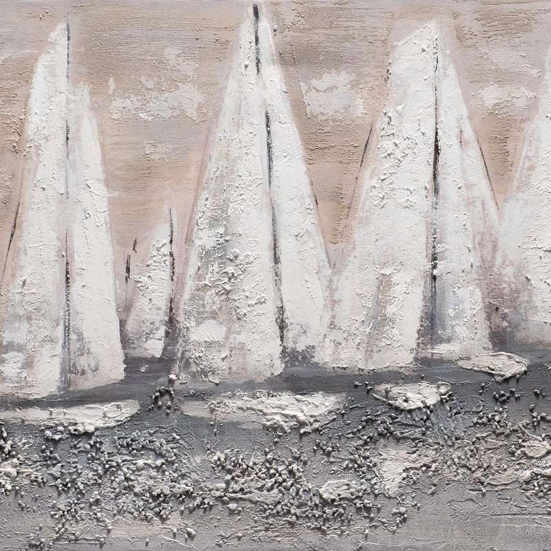 Obraz na płótnie Żagle, beżowy, 120 x 60 cm