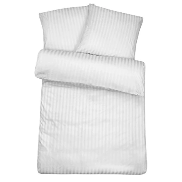 Kam-Pol komplet pościeli zakład pasek 2 cm 180x200 + 2x70x80
