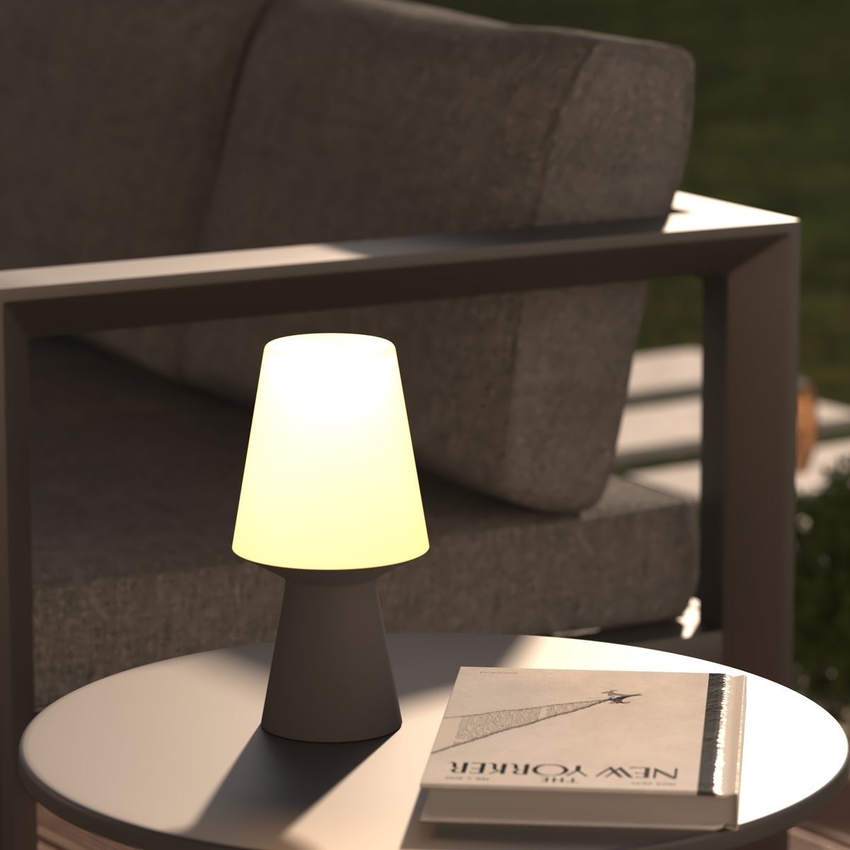 LAMPA ZEWNĘTRZNA LED Wiza biała przenośna ładowanie USB