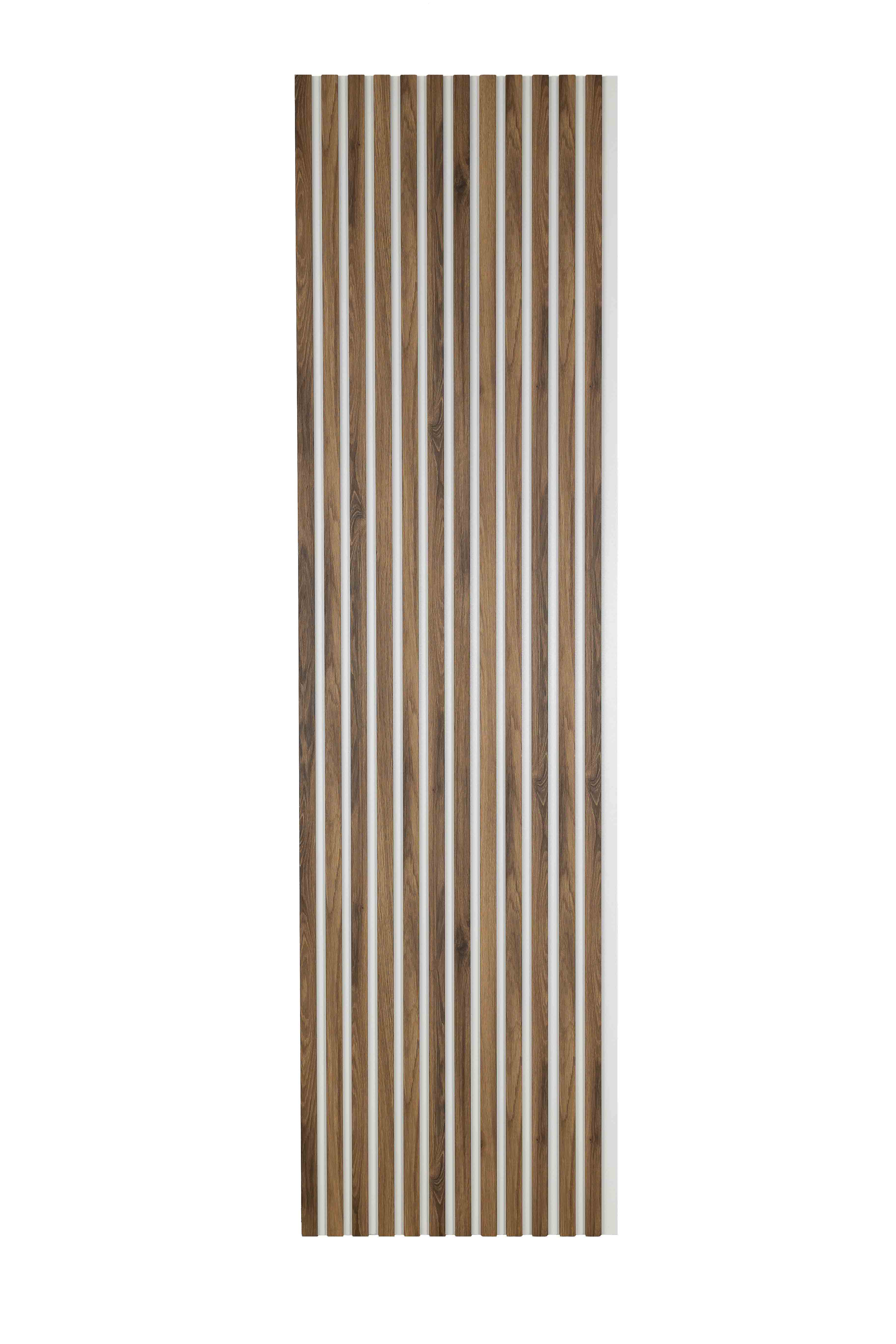 Lamele Ścienne na Białej Płycie SunWood 275x55cm Panele Dekoracyjne Dąb Valencia 1 szt.