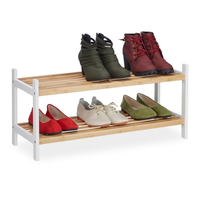 Szafka na buty z materiału z 8 przegródkami