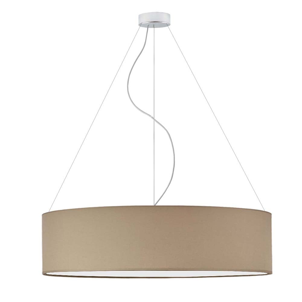 Lampa sufitowa żyrandol lampa wisząca z abażurem walec 80 cm BLUES