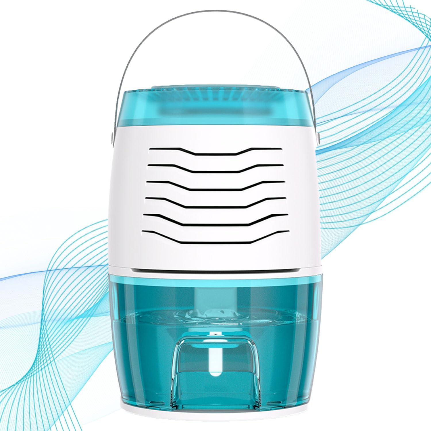 Przenośny osuszacz powietrza o pojemności 1200 ml – miniaturowe urządzenie elektryczne do użytku domowego, wyjątkowo ciche (20–40 dB), z automatycznym