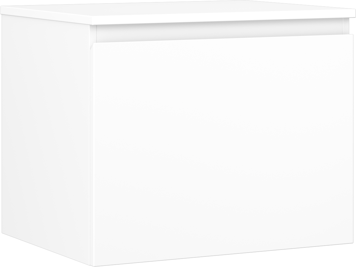 Mexen Orio szafka łazienkowa podumywalkowa 60 cm z blatem, 1 szuflada, biała mat - 91A10-06047-1-BFC01