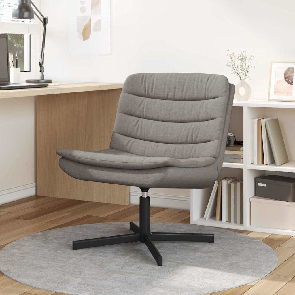 Fotel obrotowy Ciemnoszary 63 x 75 x 76 cm tkanina vidaXL