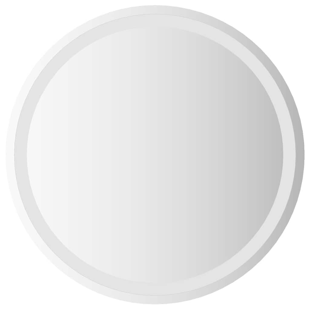 Lustro Łazienkowe Ścienne Okrągłe z LED IP65 60x60 cm Przezroczyste