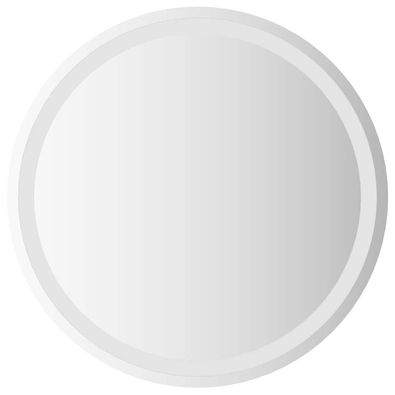Lustro Łazienkowe Ścienne Okrągłe z LED IP65 60x60 cm Przezroczyste