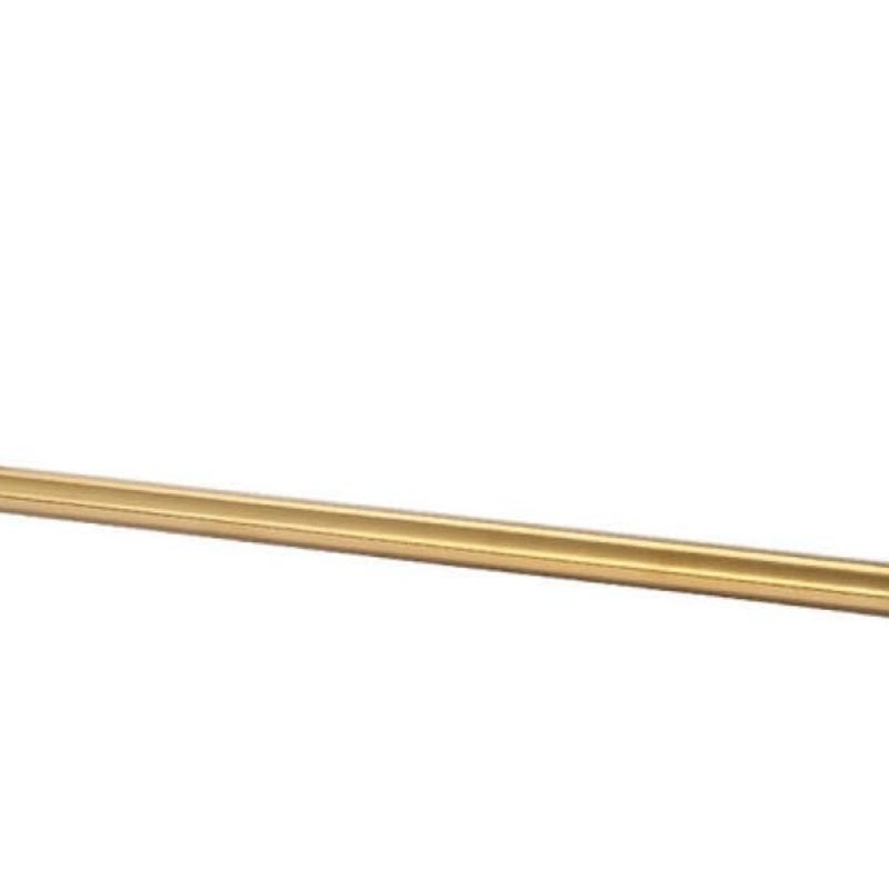 Podwieszany wieszak na ręczniki kuchenne ze stali nierdzewnej, bez wiercenia, długość 23 cm (złoty)