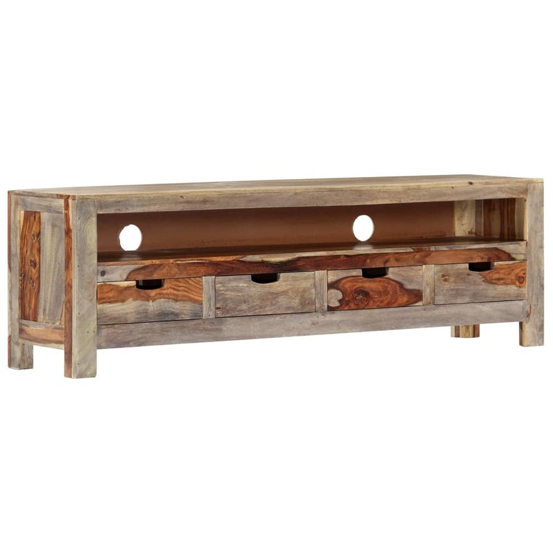 Meuble TV VidaXL 130x30x40 cm z 4 szufladami i z drewna