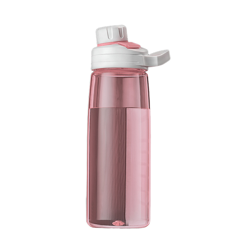 Butelka na wodę, lekka konstrukcja, idealna do codziennego nawadniania, 750 ml, różowa, 1 sztuka.
