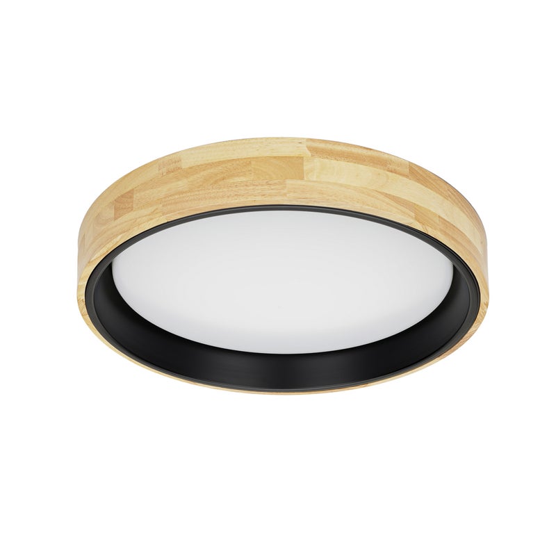 Plafon okrągły LED Campelo 25W 4000KK 2500lm drewno jasne drewno wym:7x45x45cm IP20 Italux