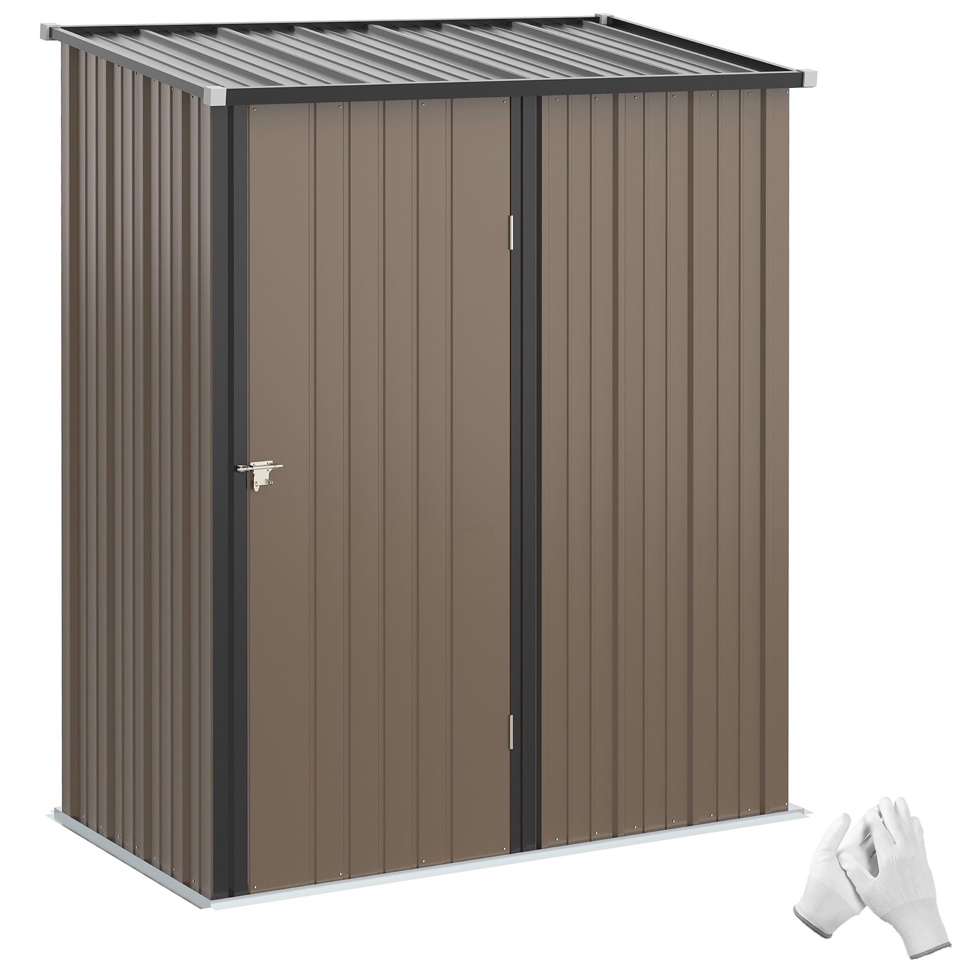Zadaszenie metalowe 1,34 m², dach skośny, odporne na warunki atmosferyczne