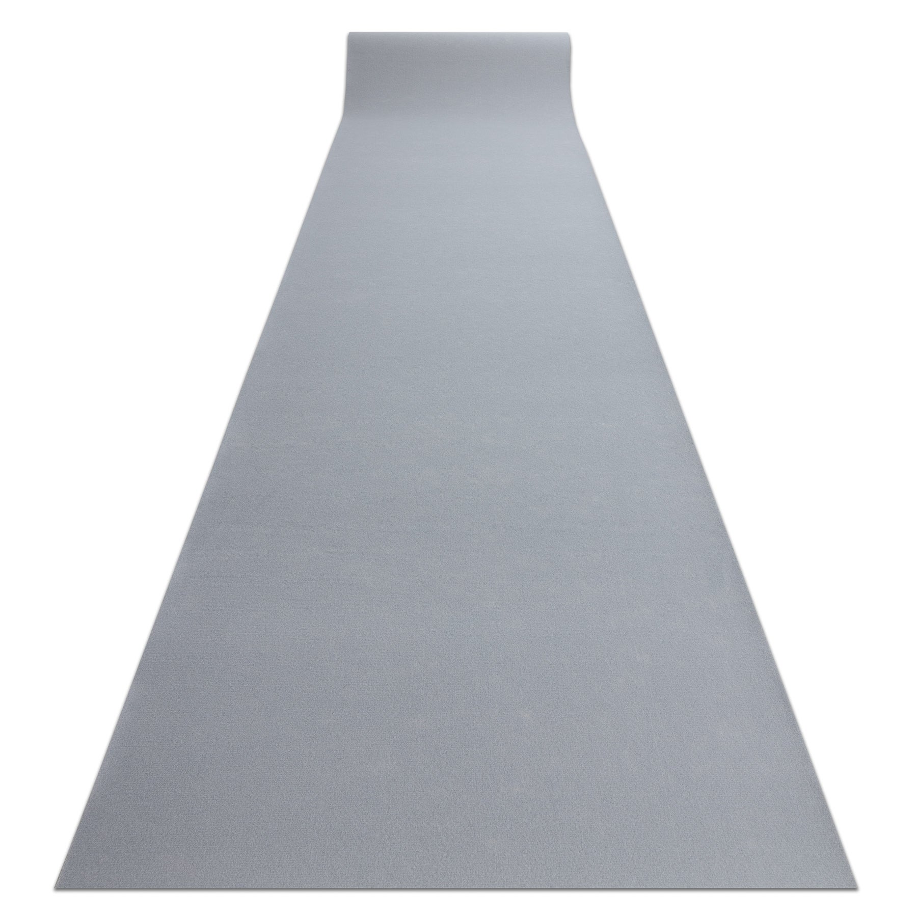 Chodnik RUMBA podgumowany, jednokolorowy szary 100 cm 100x980 cm