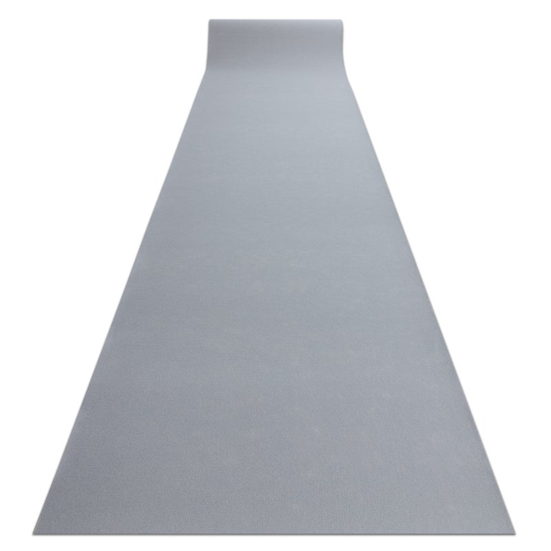 Chodnik RUMBA podgumowany, jednokolorowy szary 100 cm 100x980 cm