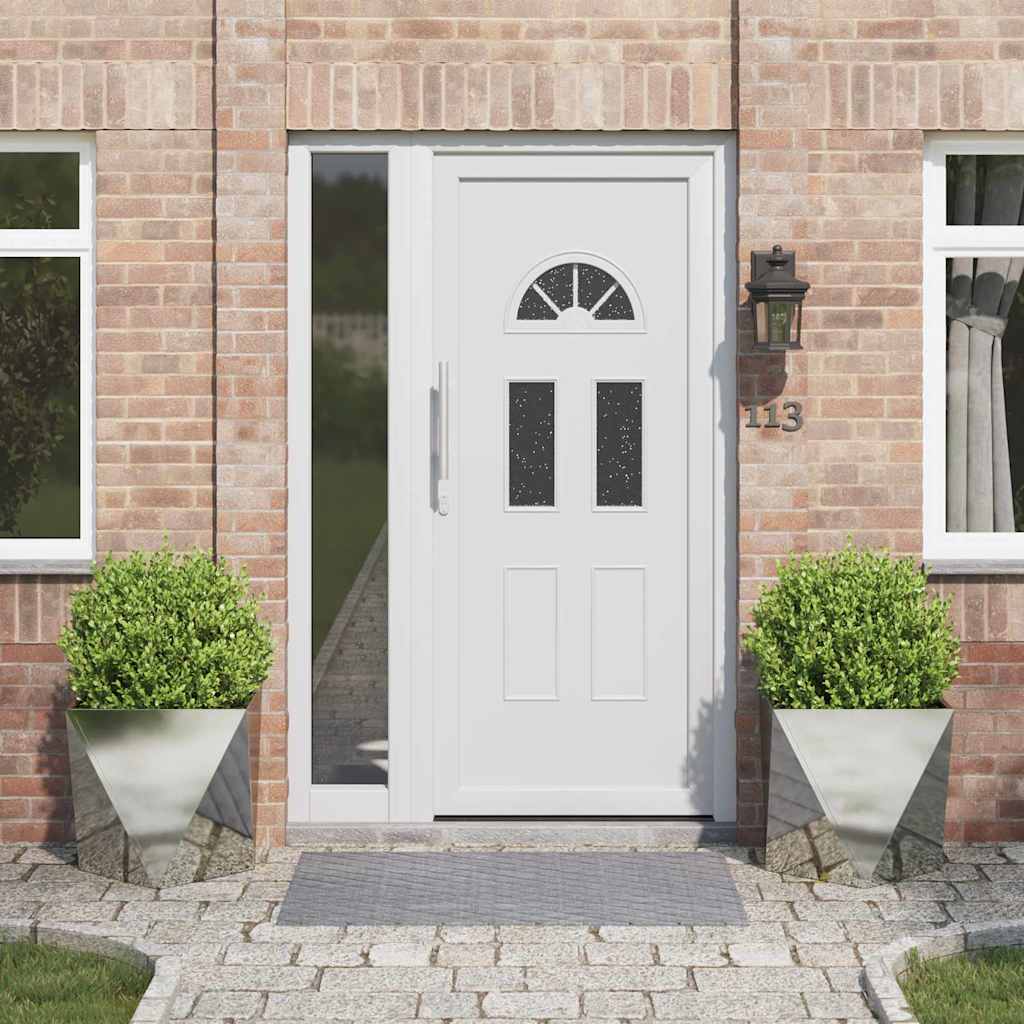 Donica 2 pcs Srebrny 50 x 50 x 50 cm Stal Galwanizowana vidaXL