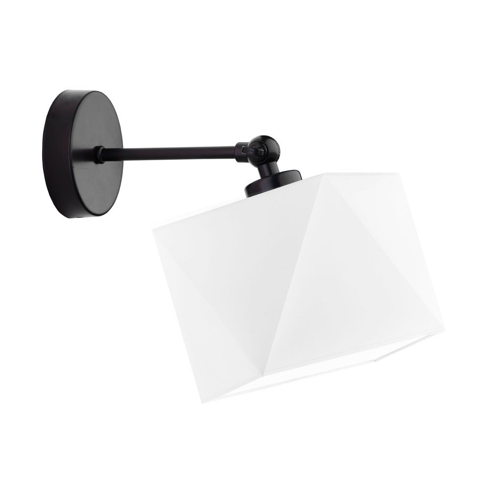 Kinkiet przegubowy lampa ścienna lampa na ścianę regulowany z abażurem diament LOKO