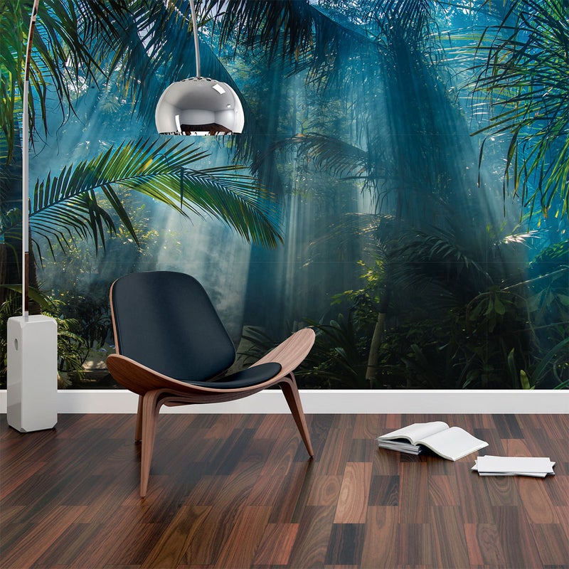 Tapeta panoramiczna z motywem tropikalnej dżungli, wys. 250 x szer. 480 cm