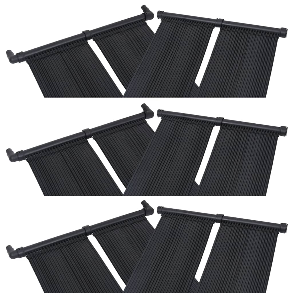 Panele solarne do podgrzewania basenu, 6 szt., 80x310 cm vidaXL