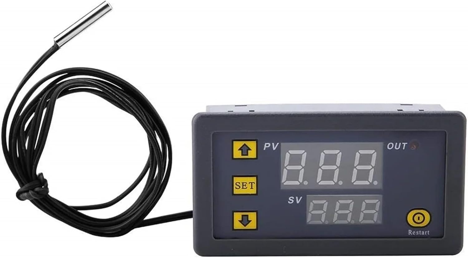 3 szt. W3230 12 V cyfrowy regulator temperatury termostat regulator ogrzewania/chłodzenia z termostatem czujnikowym (W3230 12 V)