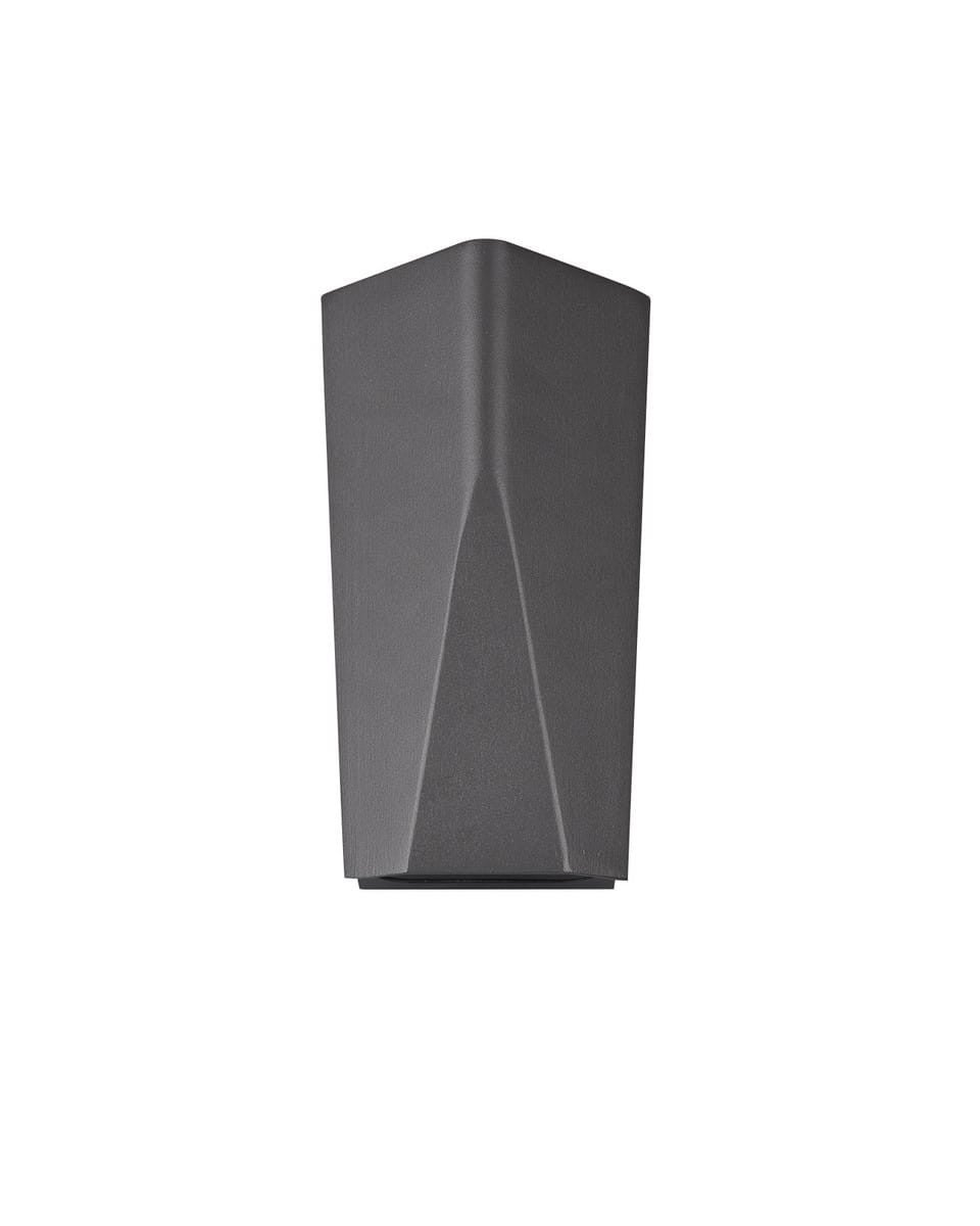 Kinkiet zewnętrzny TAY LED 4.5W Ciepła biel 450lm antracyt wym:20x10,6x10,6cm IP65 Trio