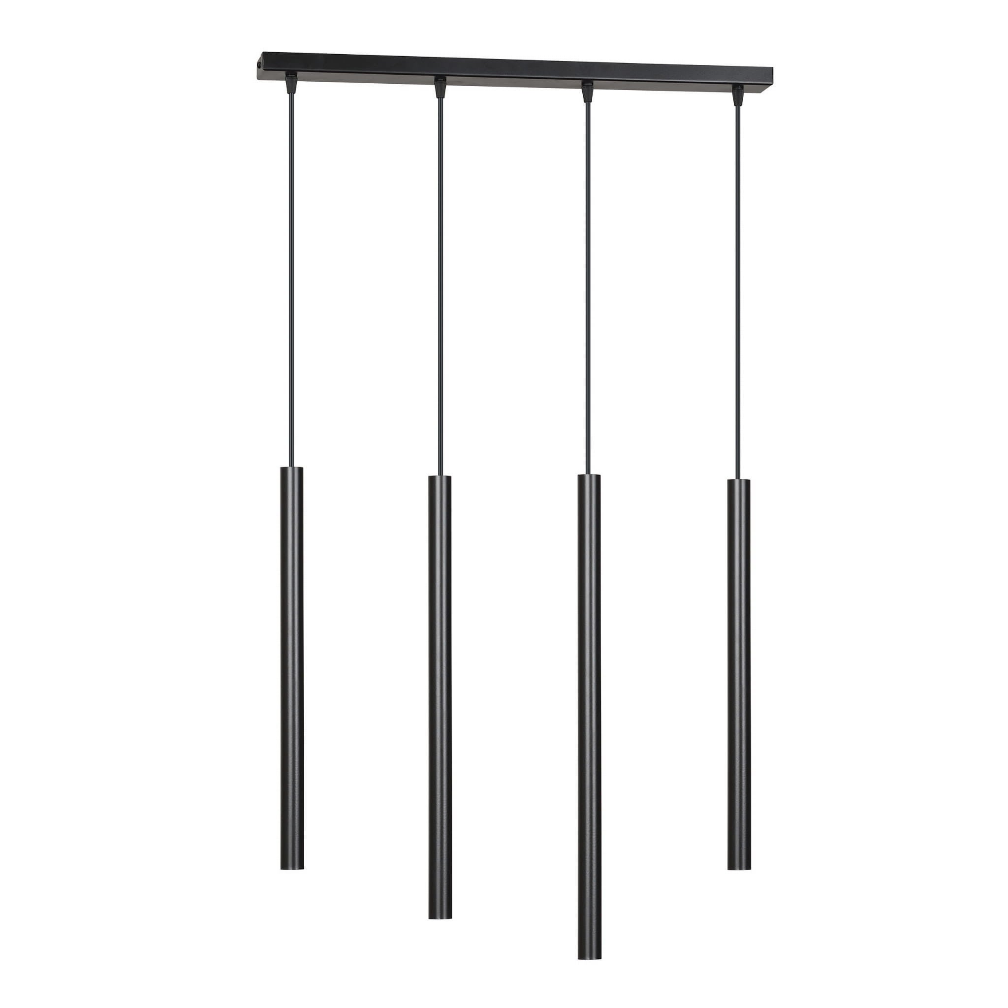 Żyrandol Emibig 4xG9 20W SELTER 4 BLACK 552/4