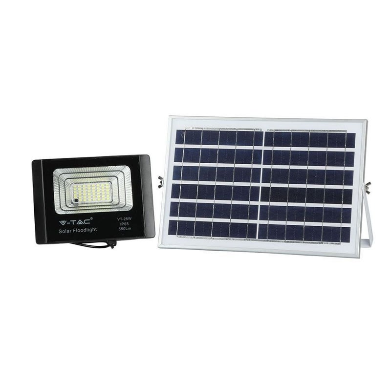 Reflektor LED z pilotem i panelem słonecznym 12W 4000K